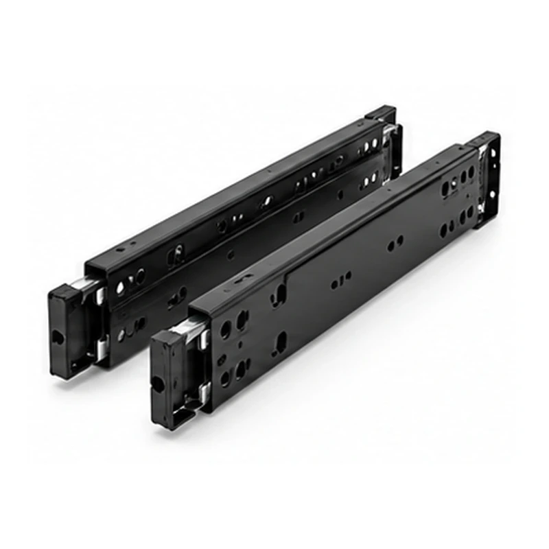 Black heavy-duty slides