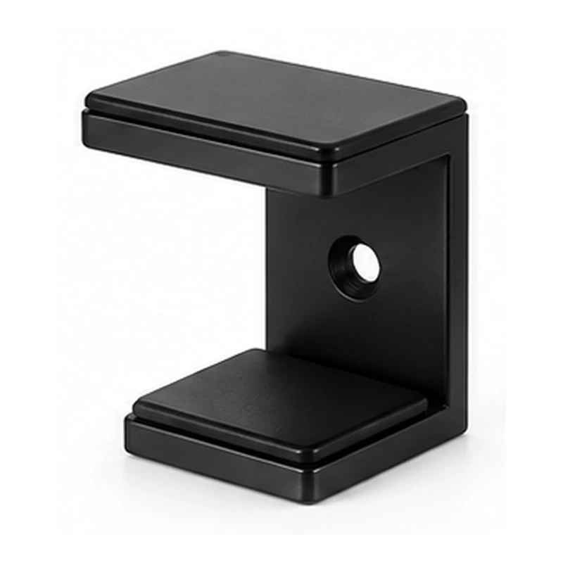 Black shelf support