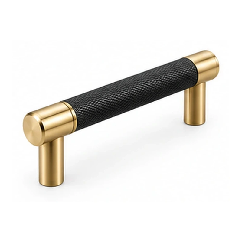 Black and gold pull
