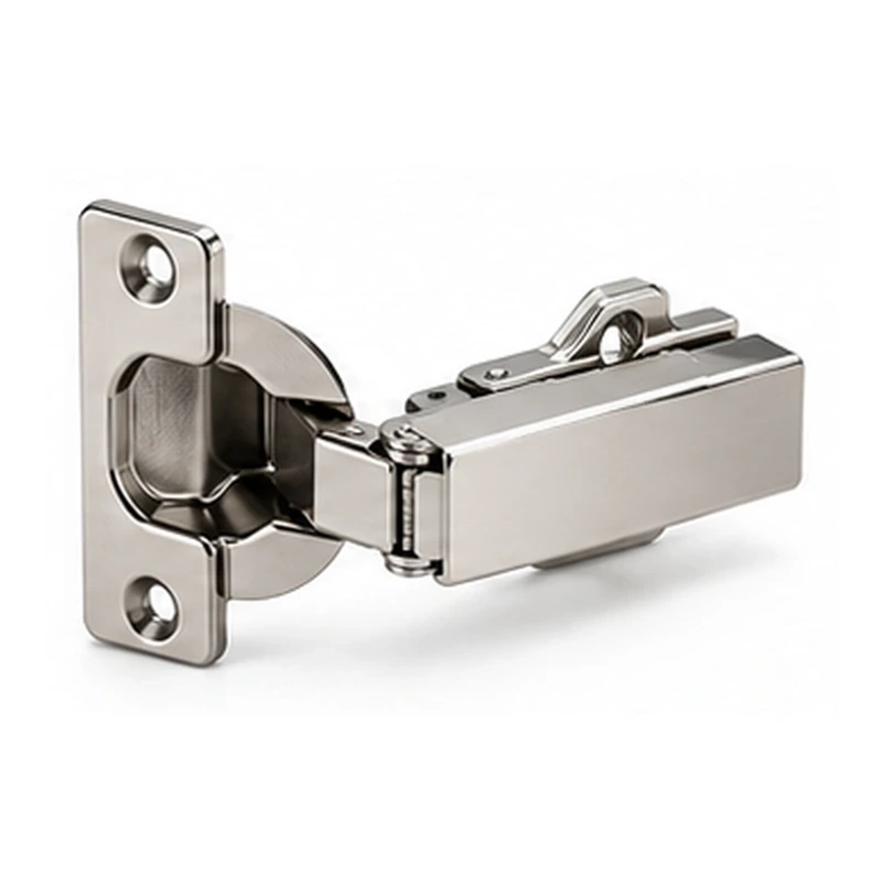 Full-overlay cabinet hinge