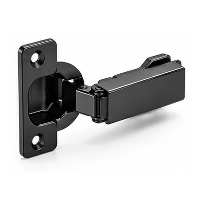 Black cabinet hinge