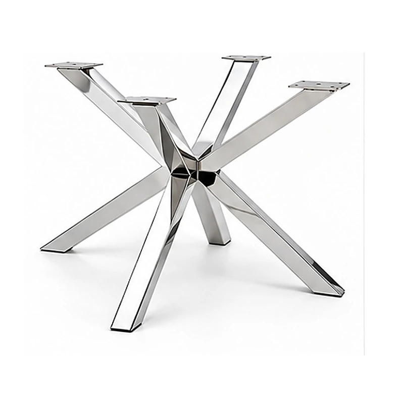 Chrome star table base