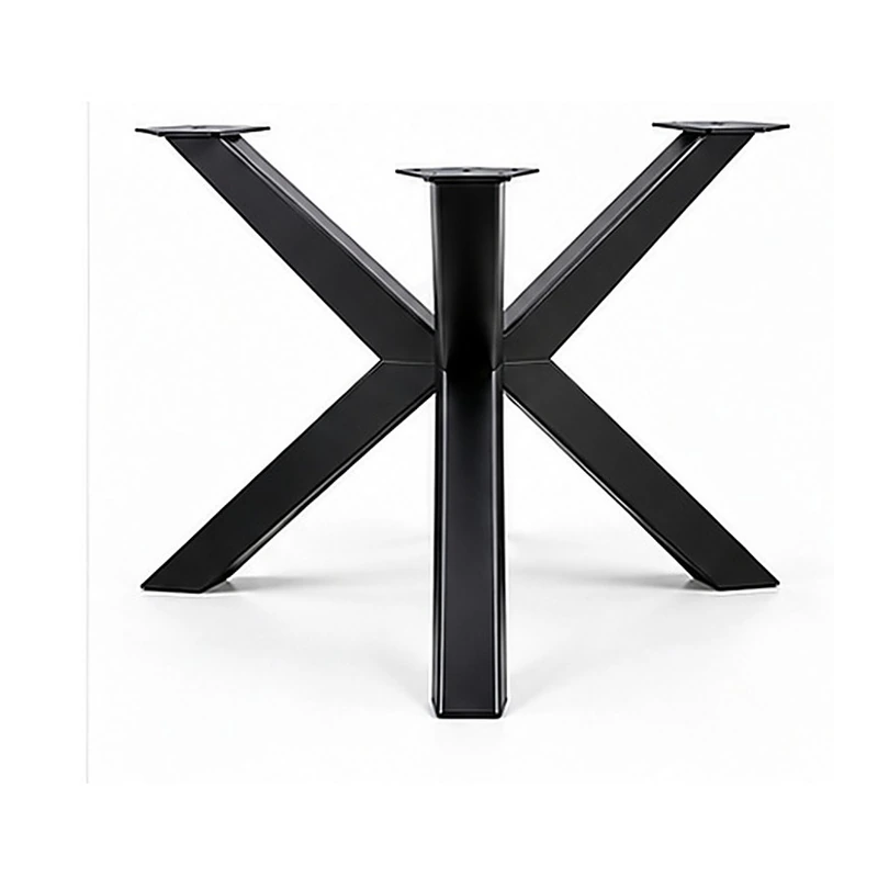 Black cross pedestal