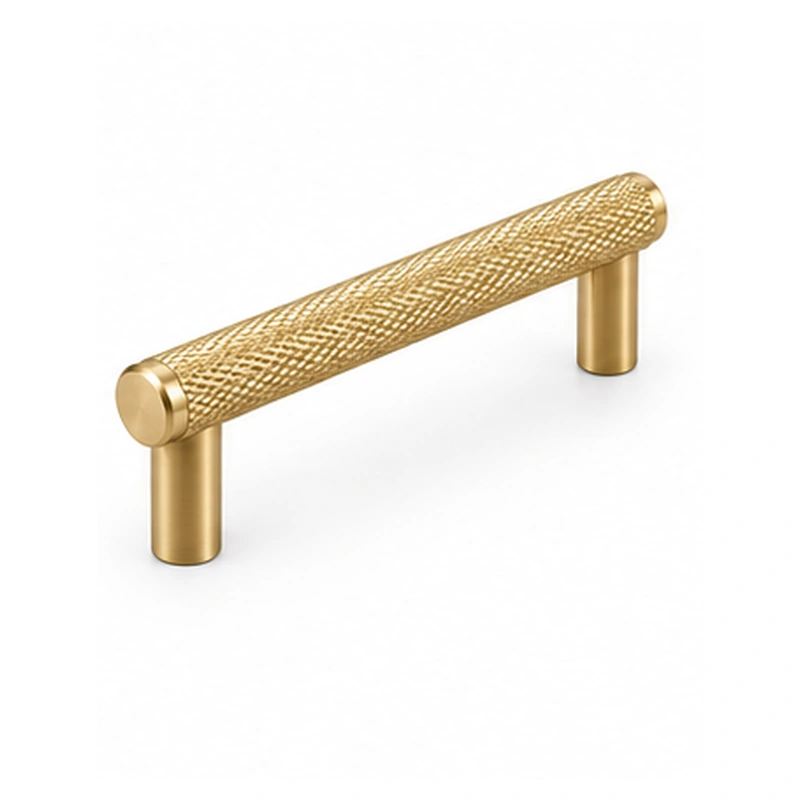 Gold knurled pull