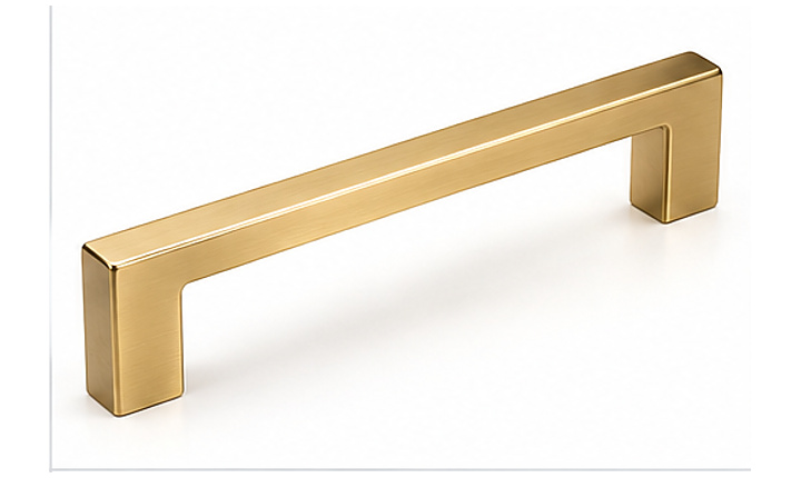 Gold rectangular pull