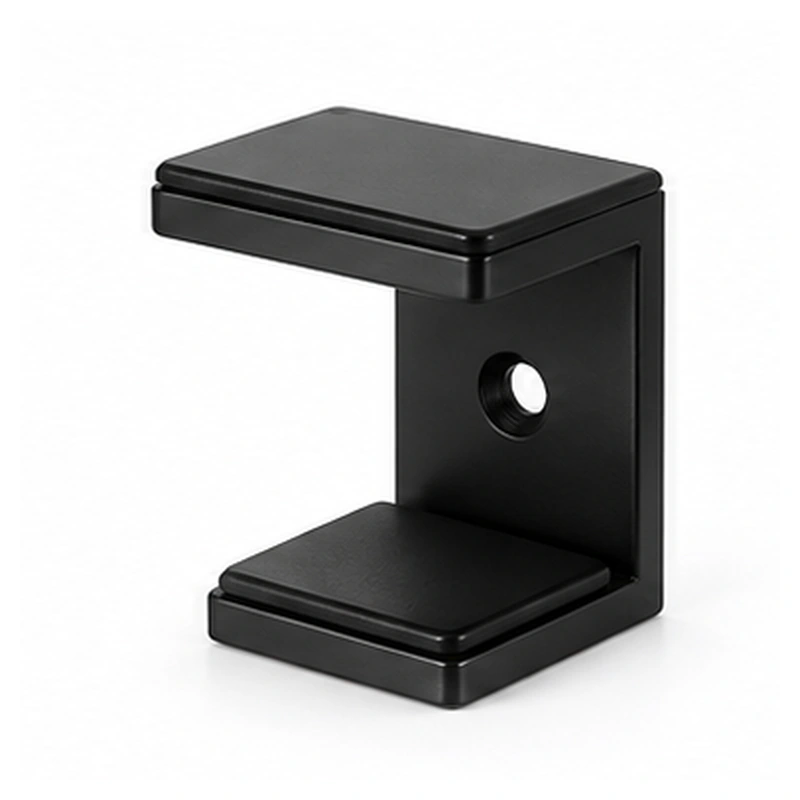 Black shelf support