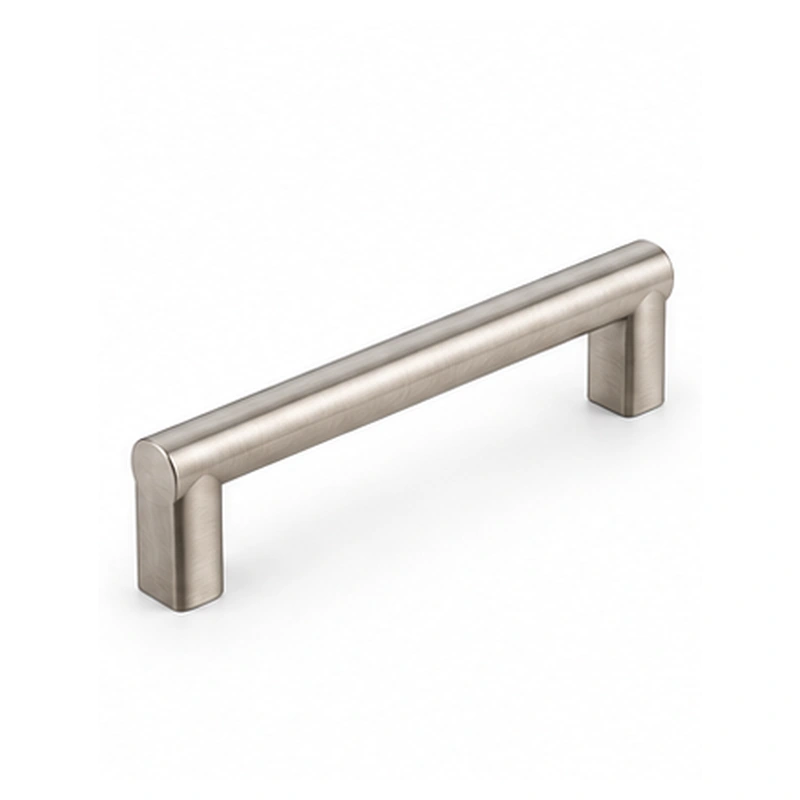 Brushed nickel handle