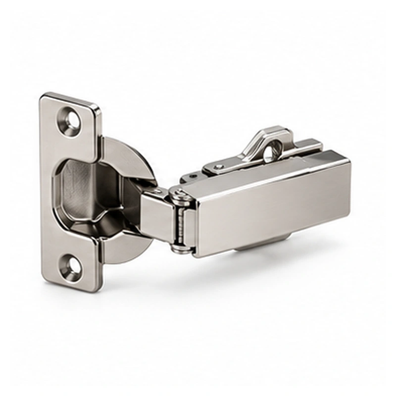 Full-overlay cabinet hinge