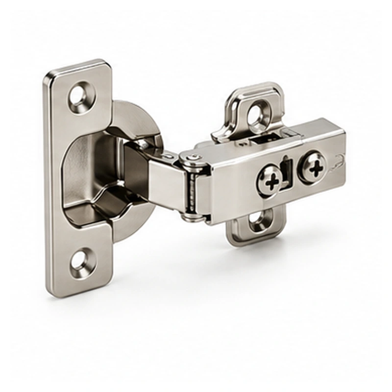 Clip-on cabinet hinge