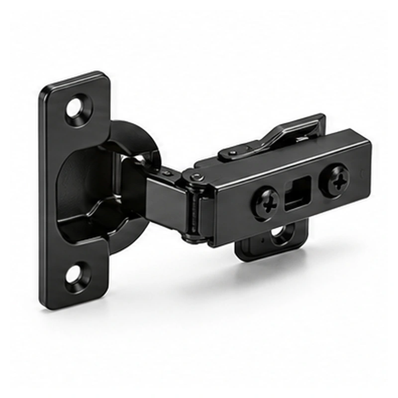 Black soft-close hinge